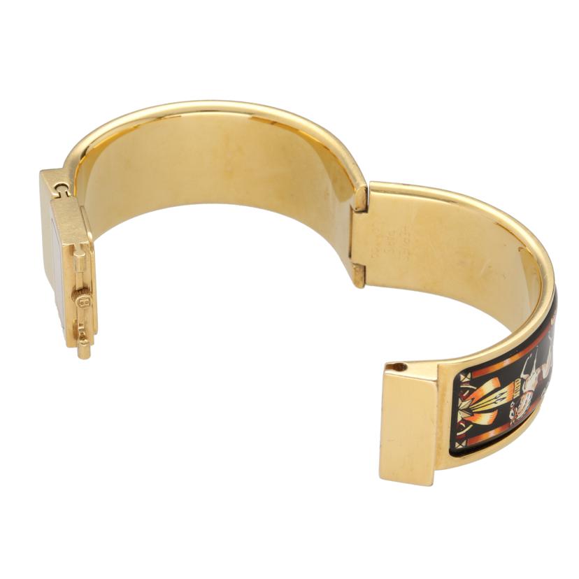 HERMES エルメス/ロケ・バングルウォッチ・七宝焼き/クオーツ/LO1.201//111****/ABランク/94