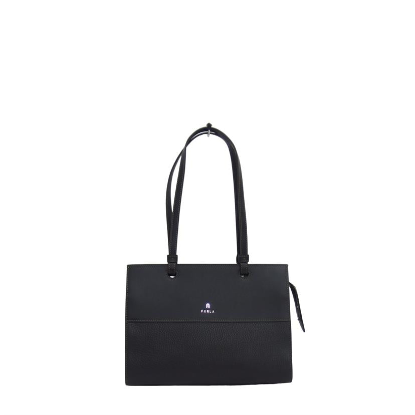 FURLA フルラ/ヴァーシティスタイル/ミディアムトートバッグ/ブラック/WB00731//Aランク/04