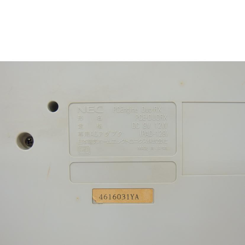 NEC/PCエンジン DUO-RX/PCE-DUORX//4616031YA/Bランク/04