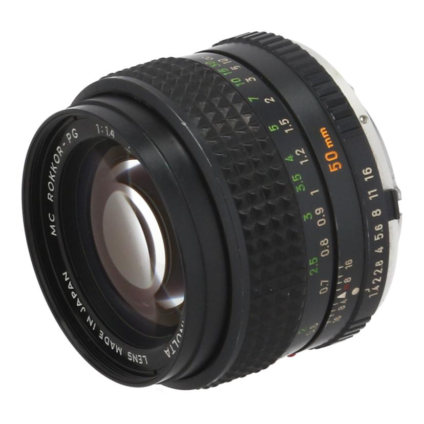 MINOLTA ミノルタ /交換レンズ/50mm/MC PG 50mm F1.4//3276603/Bランク/84