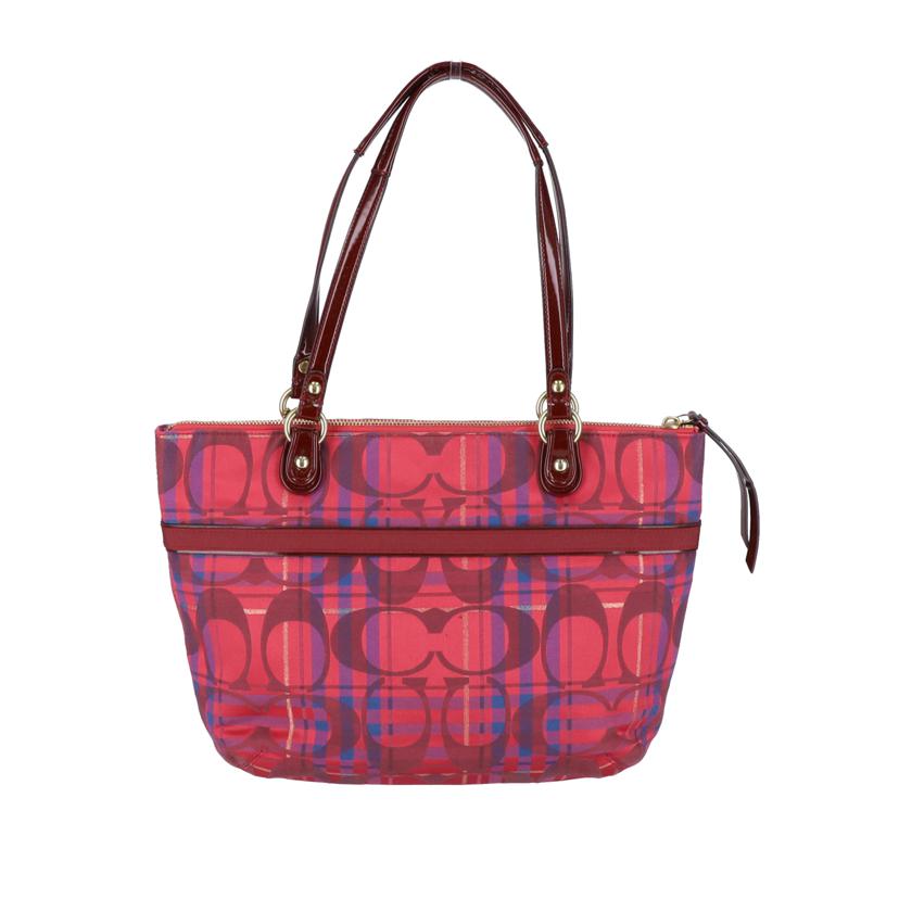 COACH コーチ/ポピータータングラムスモールジップバッグ/21137//K12**/Aランク/09