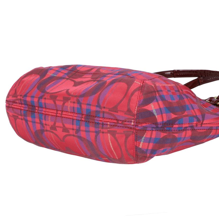 COACH コーチ/ポピータータングラムスモールジップバッグ/21137//K12**/Aランク/09