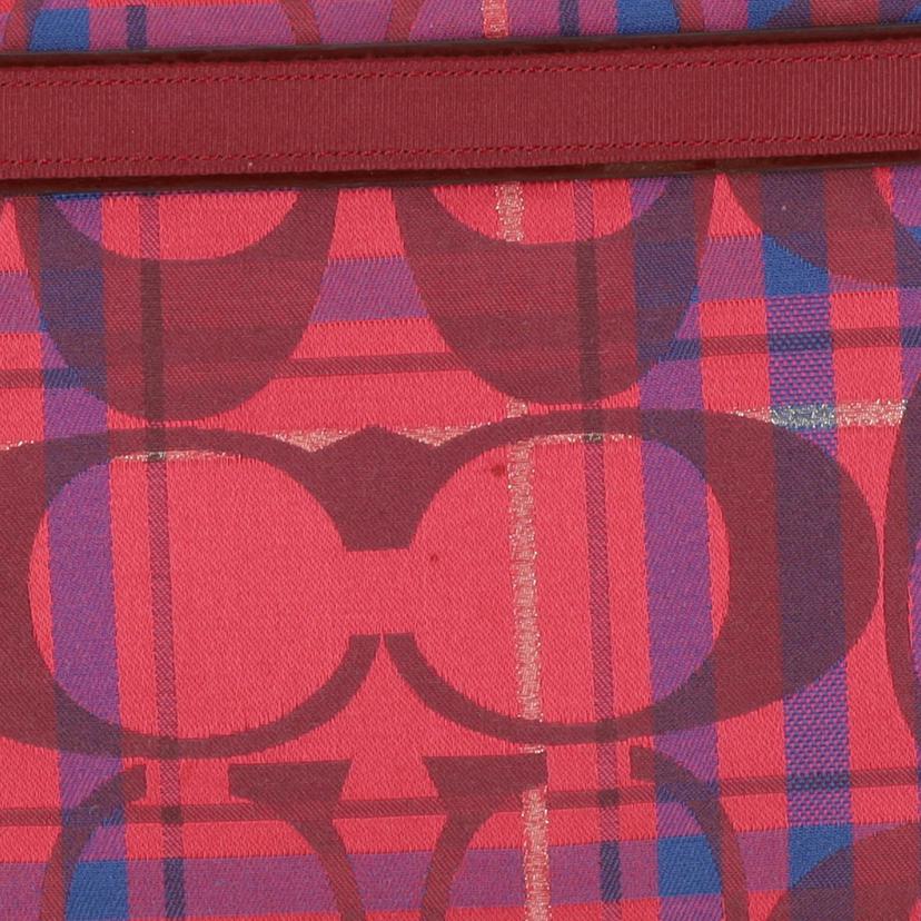 COACH コーチ/ポピータータングラムスモールジップバッグ/21137//K12**/Aランク/09