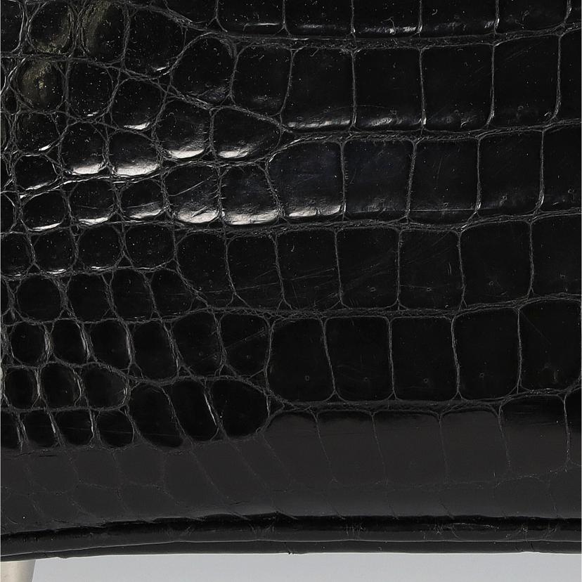 HERMES エルメス/バーキン35/クロコダイル/ポロサス/ノワール/□J/エルメス/Aランク/92【中古】