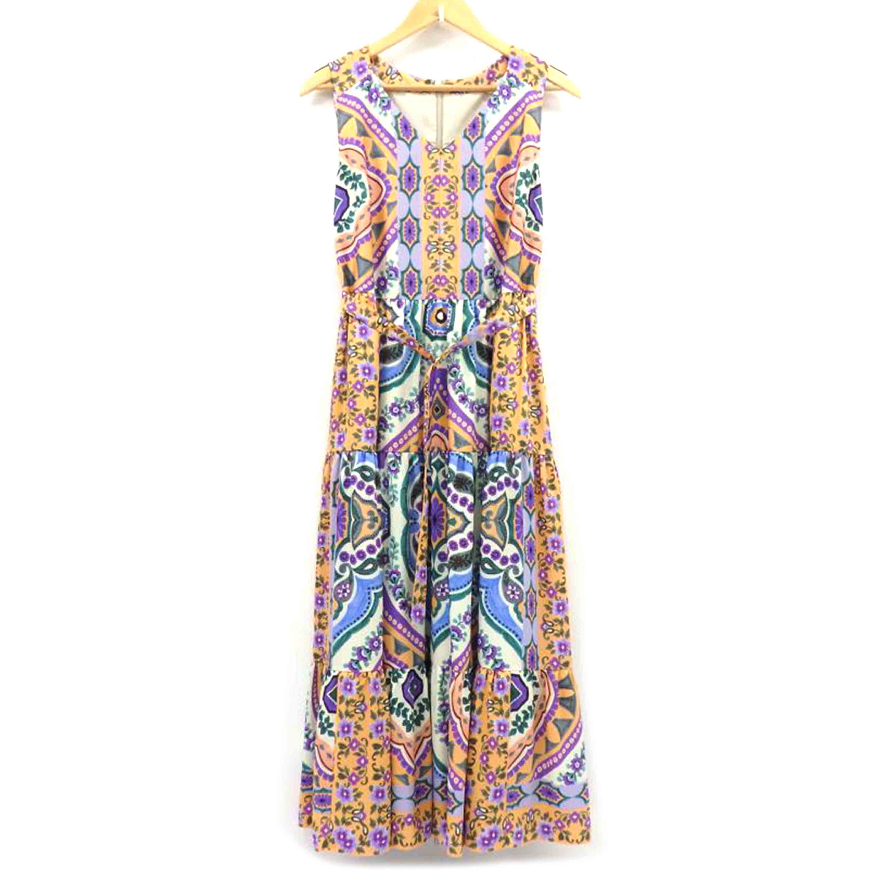 GRACE CONTINENTAL グレースコンチネンタル/パネルプリントティアード ワンピース/01241 31153-00//Aランク/77