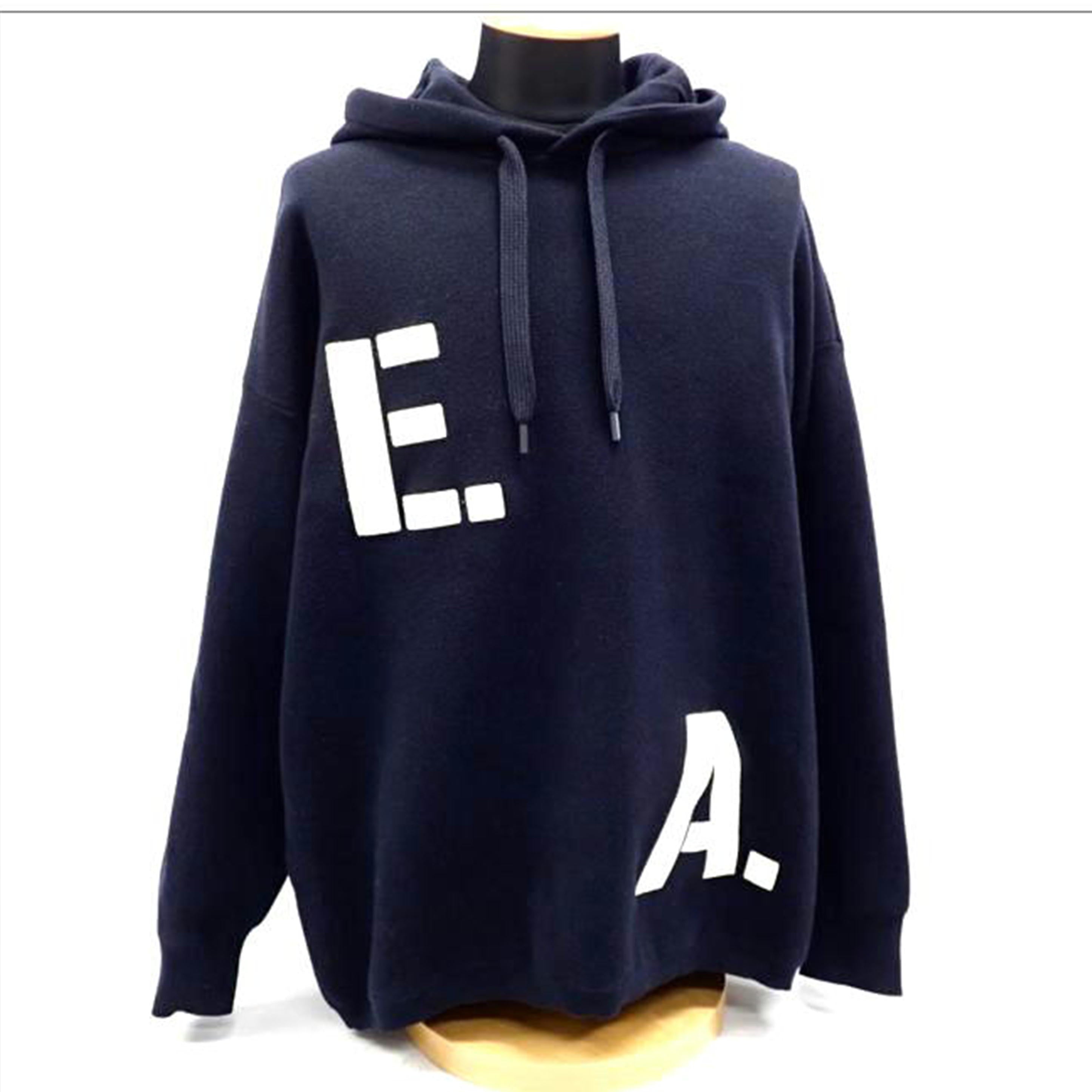 EMPORIO ARMANI エンポリオアルマーニ/★EMPORIO ARMANIロゴアップリケニットパーカー//M/ABランク/62