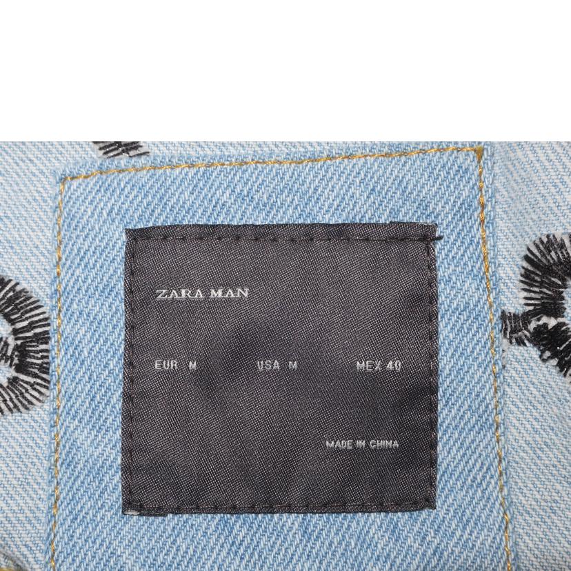 ZARA ザラ/刺繍デニムジャケット 蝶 虎//Aランク/65