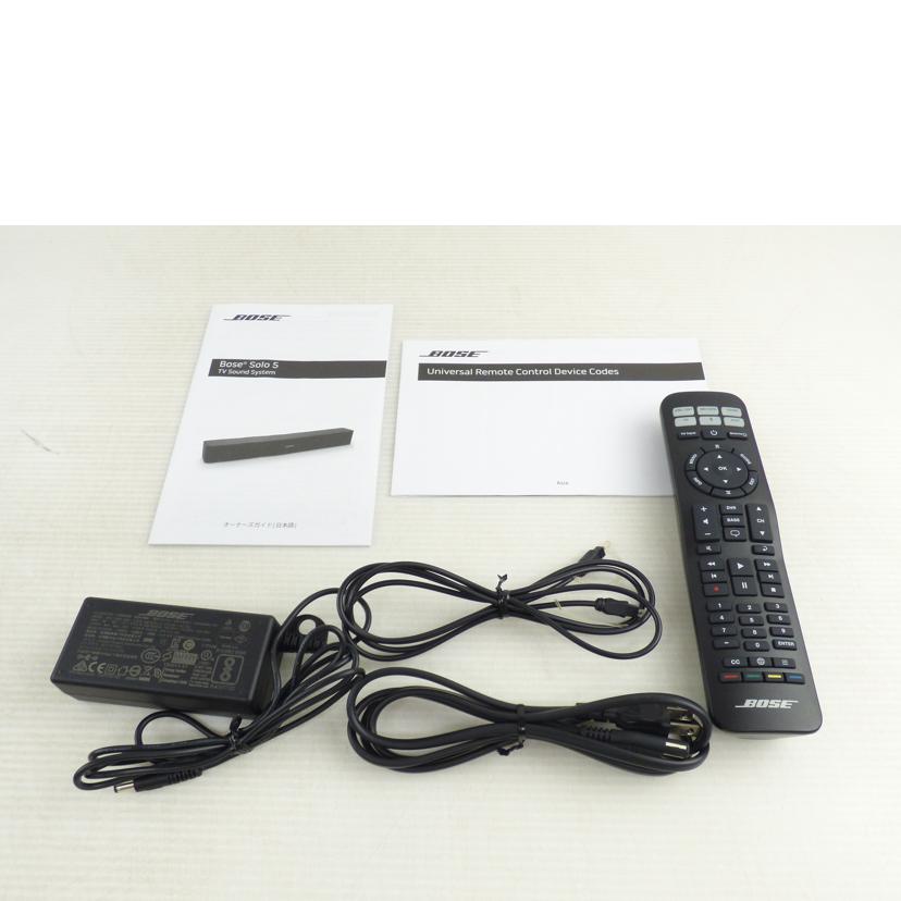 BOSE ボーズ/テレビ用スピーカー/Solo5 TV Sound System/Solo5 TV Sound System//070024Z70450749AE/ABランク/64