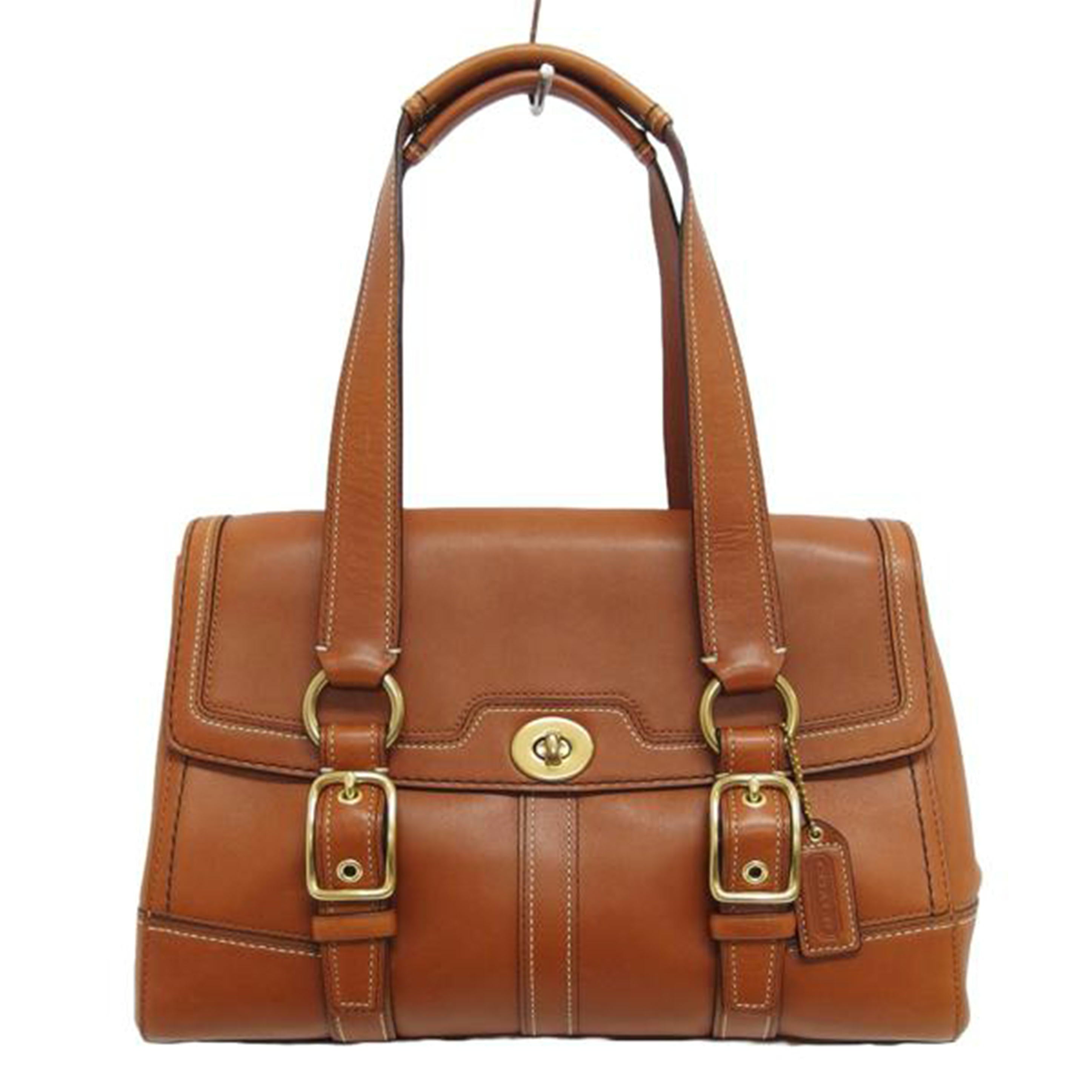 COACH コーチ/パンプトンズレザー/フラップトートバッグ/ブラウン/11045//D07**/ABランク/04