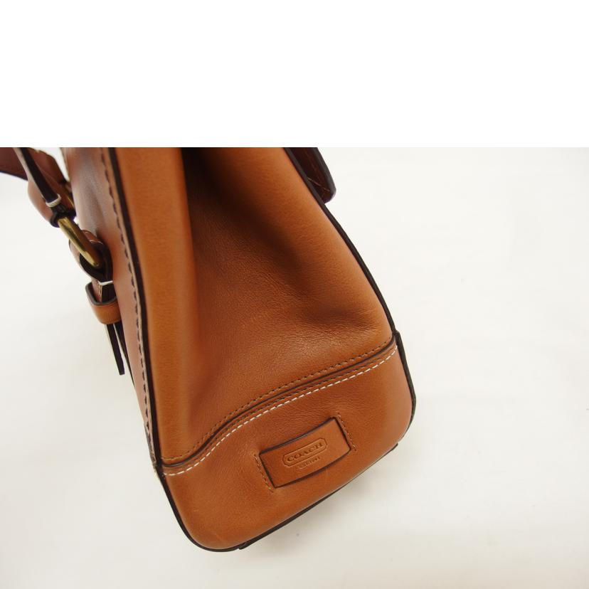 COACH コーチ/パンプトンズレザー/フラップトートバッグ/ブラウン/11045//D07**/ABランク/04