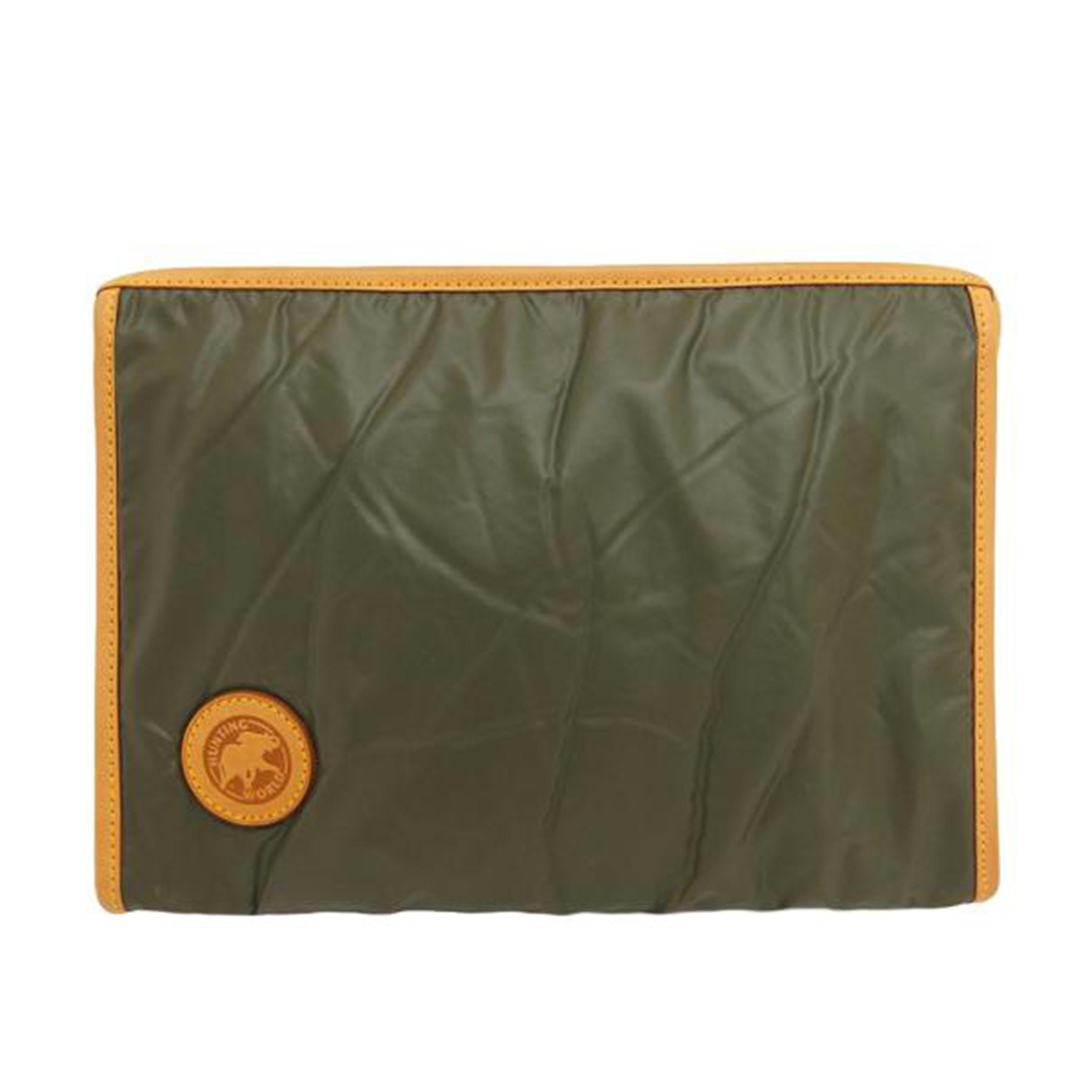 HUNTING WORLD ハンティングワールド/ナイロンクラッチバッグ/セカンドバッグ/カーキ//1・I********/ABランク/04