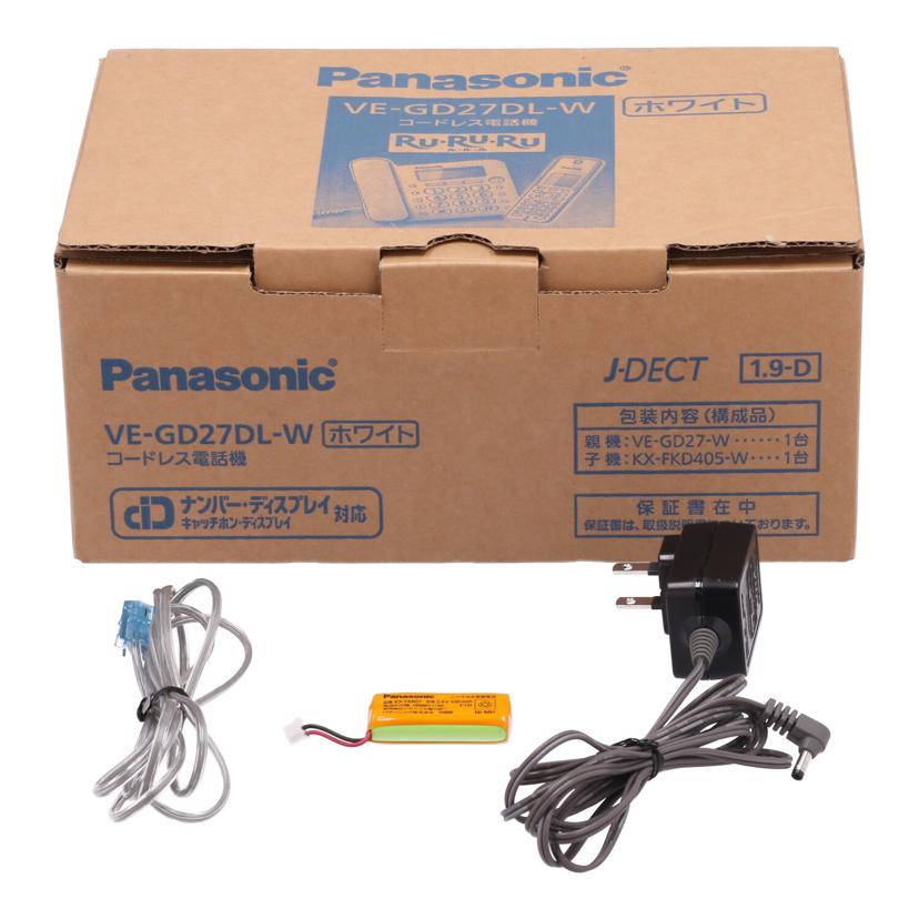 Panasonic パナソニック/電話機/VE-GD27DL//1IAFA089617/Bランク/65