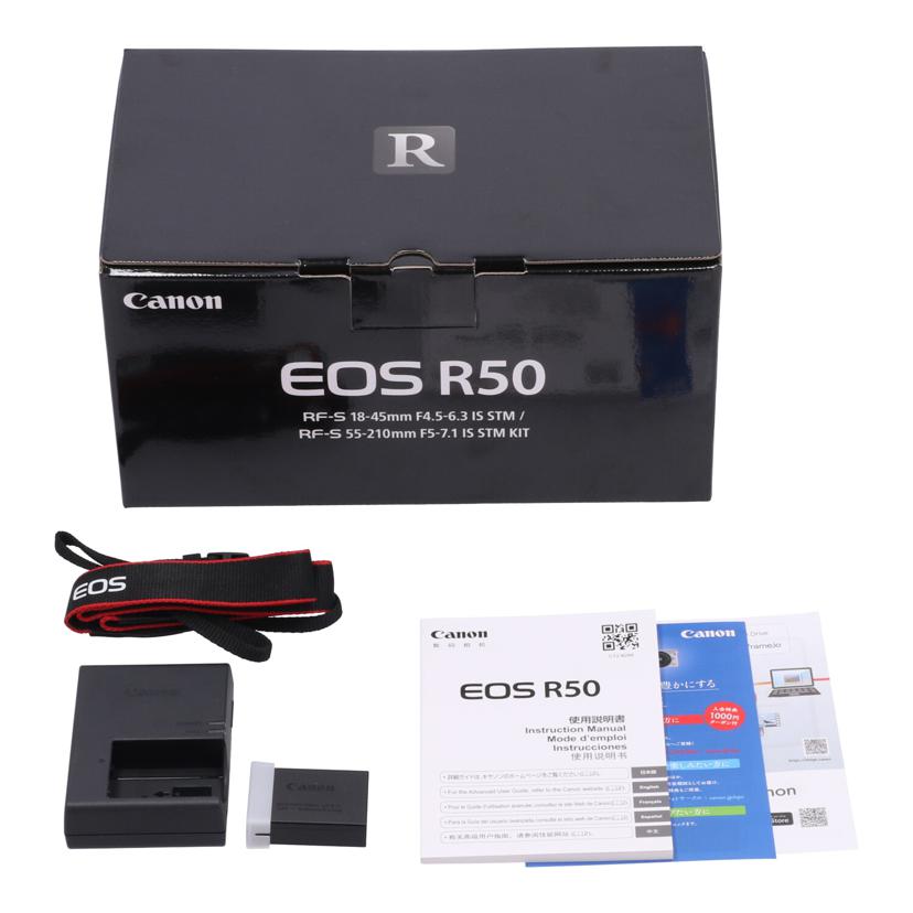 Canon キヤノン/ミラーレス一眼/EOS R50 Wレンズキット//201070000537/Aランク/93