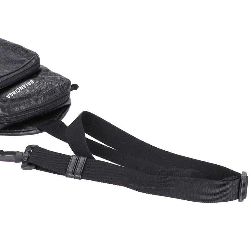 BALENCIAGA バレンシアガ/レザーボディバッグ/エクスプローラ/593651 1000//527***/ABランク/93