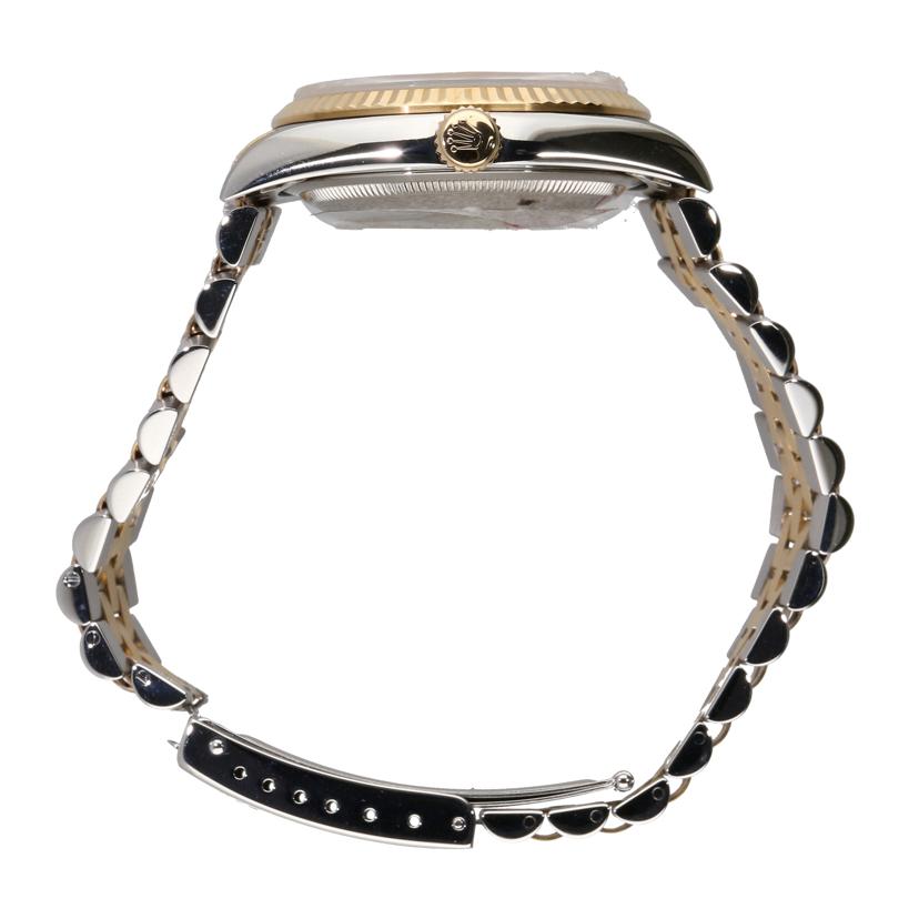 ROLEX ロレッスク/DATE JUST 10Pダイヤ / YG×SS/16233G//W47****/ABランク/91