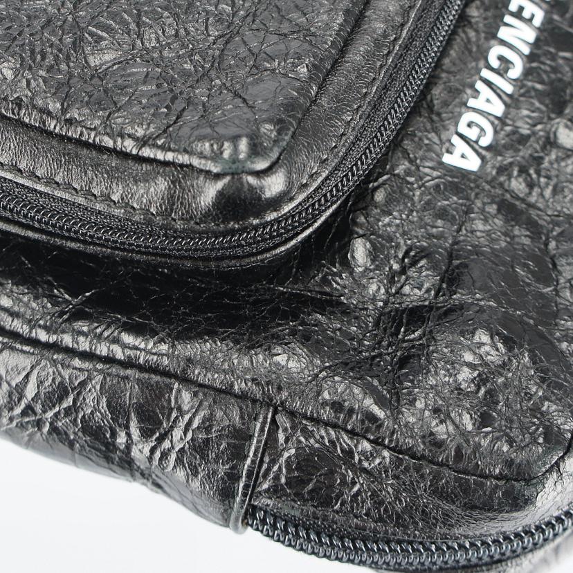 BALENCIAGA バレンシアガ/レザーボディバッグ/エクスプローラ/593651 1000//527***/ABランク/93