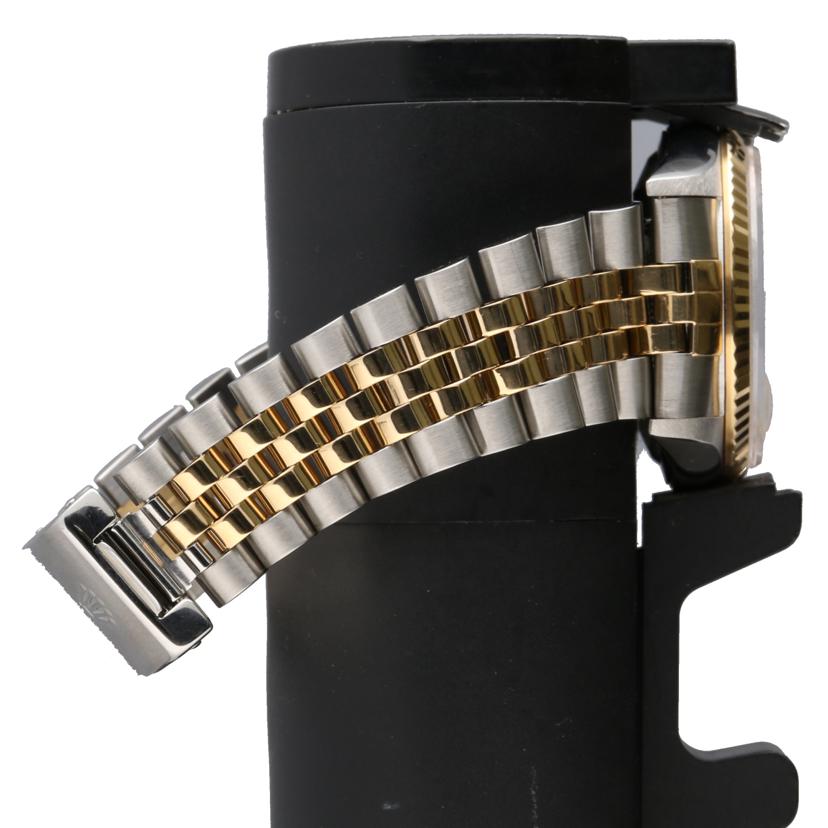 ROLEX ロレッスク/DATE JUST 10Pダイヤ / YG×SS/16233G//W47****/ABランク/91