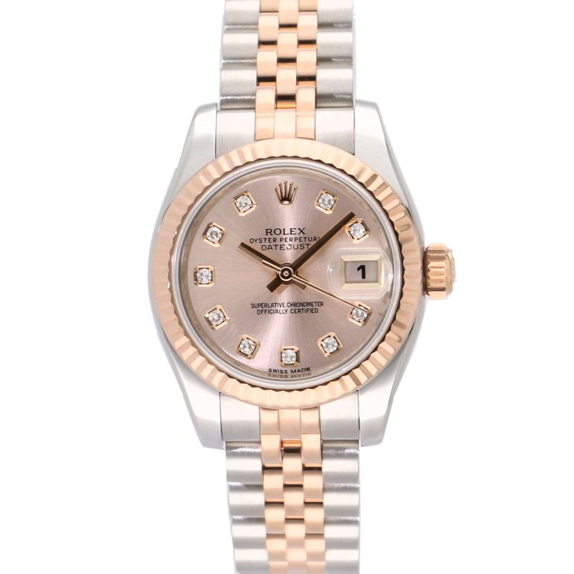 ROLEX ロレックス/デイトジャスト10Pダイヤ/SSXPG/自動巻き/179171G//485*****/Aランク/94