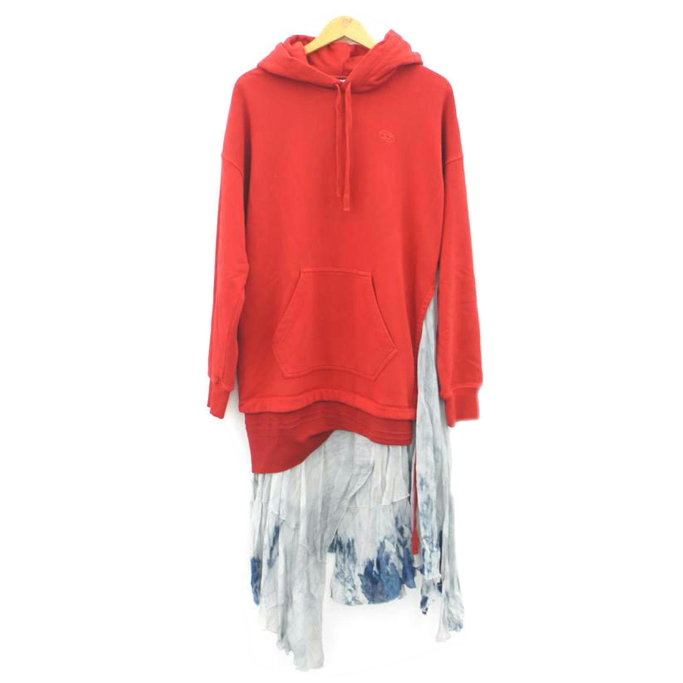 DIESEL ディーゼル/DIESEL/スカートドッキングプルオーバースエットパーカー/fAO6243-OKFAZ-44QA//Sランク/81