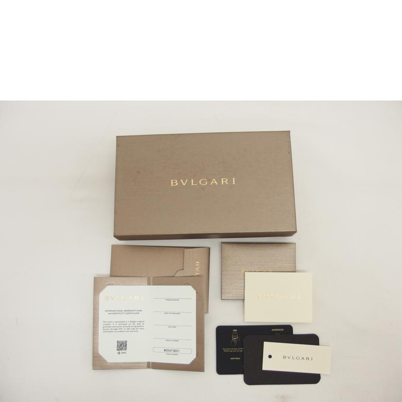 BVLGARI ブルガリ/ブルガリブルガリ マン/二つ折り長財布/ブラック/30398//ABランク/04