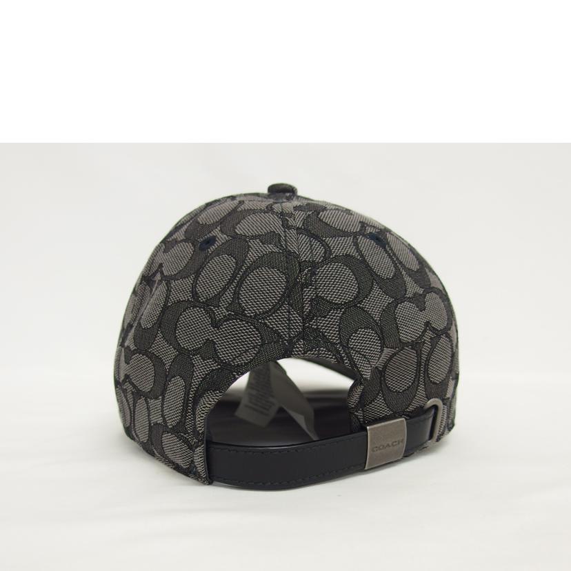 COACH コーチ/シグネチャーベースボールキャップ/ブラック×グレー/CB706//Aランク/04