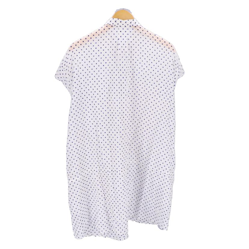 ZUCCA ズッカ/フレンチスリーブ ドットシャツワンピース/ZU71FH052//ABランク/93