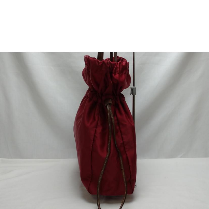 PRADA プラダ/ナイロンジャガード 巾着型トートバッグ/BN1757//Bランク/52