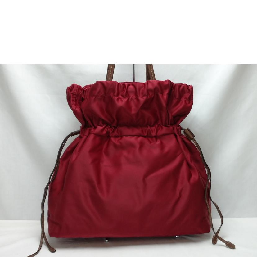 PRADA プラダ/ナイロンジャガード 巾着型トートバッグ/BN1757//Bランク/52