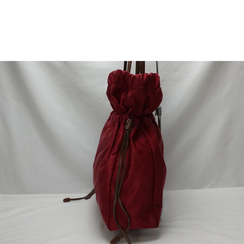 PRADA プラダ/ナイロンジャガード 巾着型トートバッグ/BN1757//Bランク/52