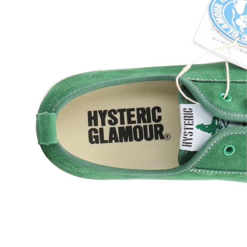 HYSTERIC GLAMOUR ヒステリックグラマー/スエードスニーカー/グリーン/02181QS01460//サイズ:27cm/SAランク/91