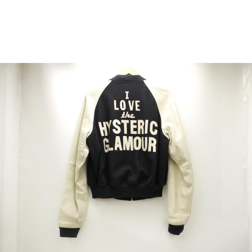 HYSTERIC GLAMOUR ヒステリックグラマー/レザー切替スタジャン/2AJ-6215//ABランク/69