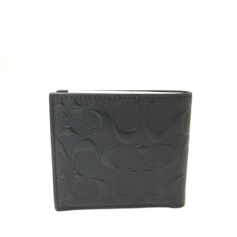 COACH コーチ/シグネチャー二つ折り財布/75363//G24**/Aランク/88
