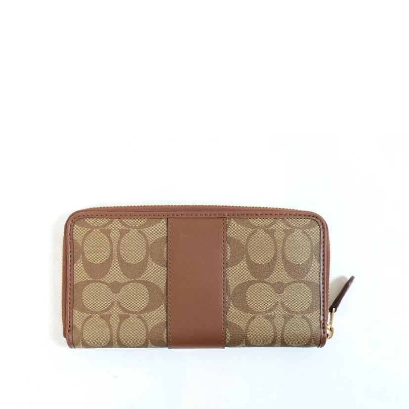 COACH コーチ/ラグジュアリーシグネチャーPVCアコーデイオンジップ/54630//G21**/SAランク/71