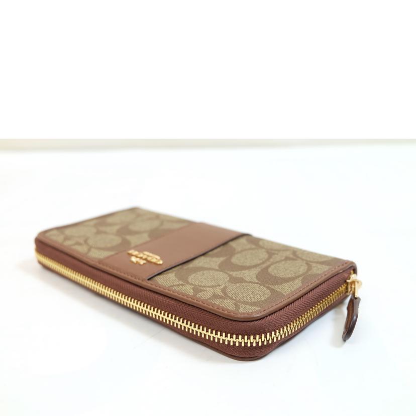 COACH コーチ/ラグジュアリーシグネチャーPVCアコーデイオンジップ/54630//G21**/SAランク/71