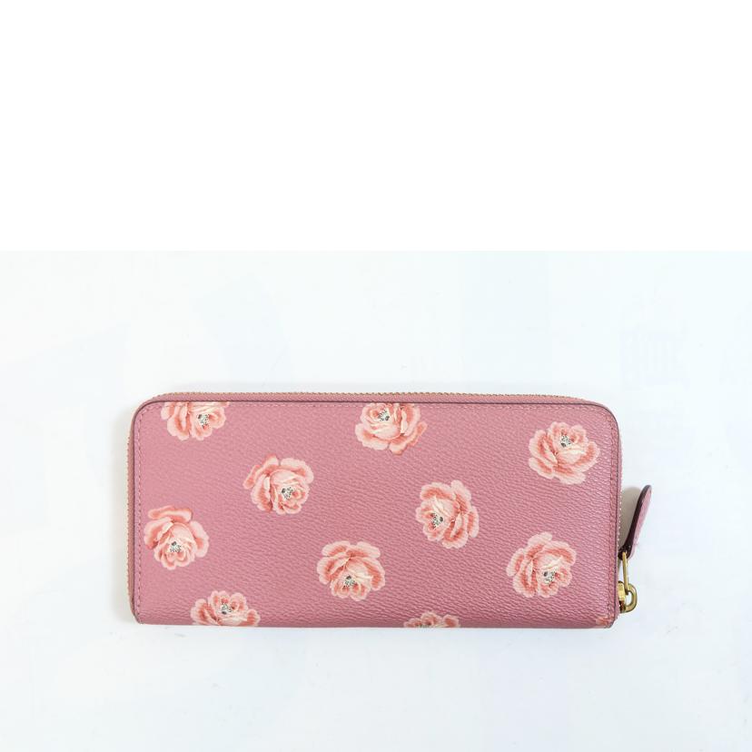 COACH コーチ/ローズプリントスリムアコーディオンジップ/33016//D18**/ABランク/71