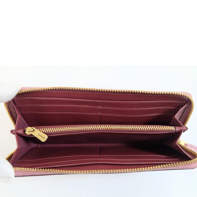 COACH コーチ/ローズプリントスリムアコーディオンジップ/33016//D18**/ABランク/71