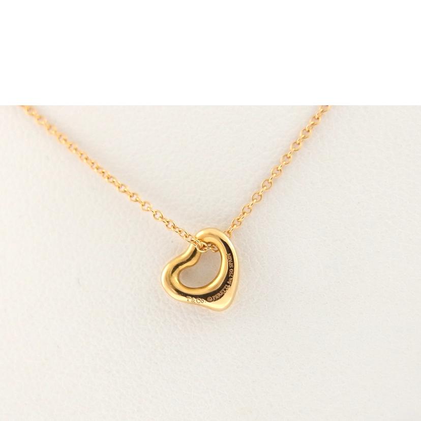TIFFANY&Co. ティファニー/750エルサペレッティ/ミニオープンハートネックレス//Aランク/04