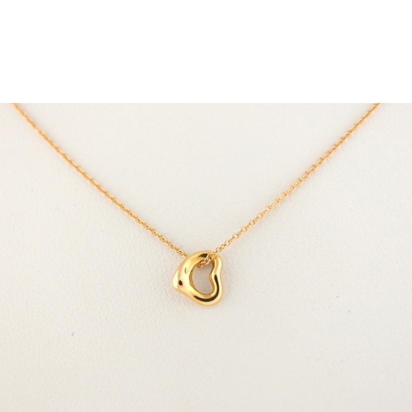 TIFFANY&Co. ティファニー/750エルサペレッティ/ミニオープンハートネックレス//Aランク/04