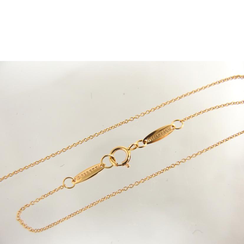 TIFFANY&Co. ティファニー/750エルサペレッティ/ミニオープンハートネックレス//Aランク/04