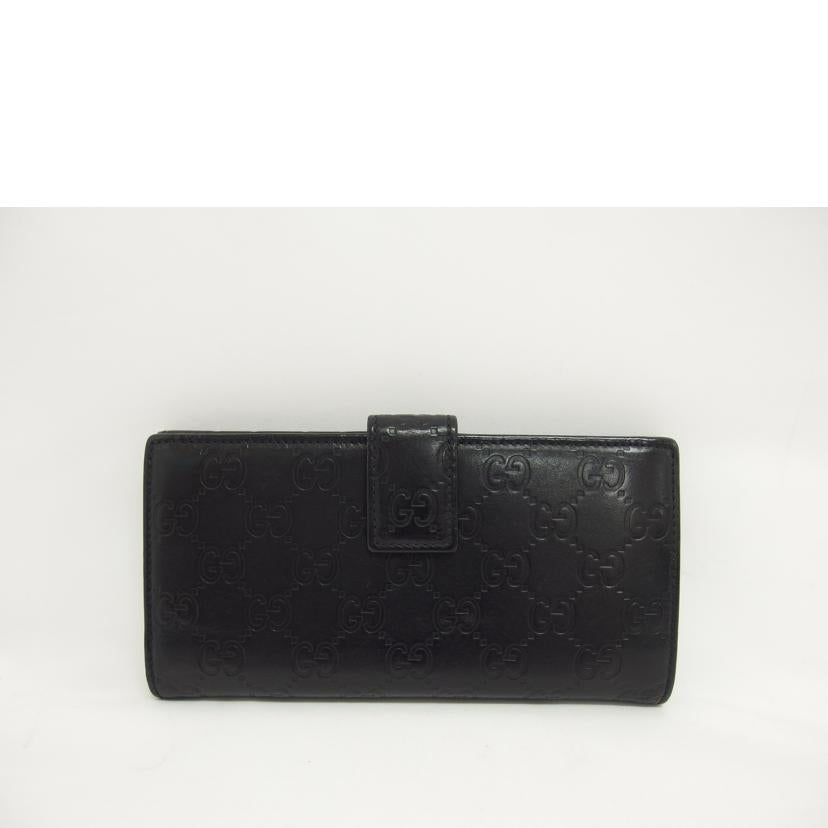 GUCCI グッチ/グッチシマ/Wホック長財布/ブラック/112715//041*/Bランク/04