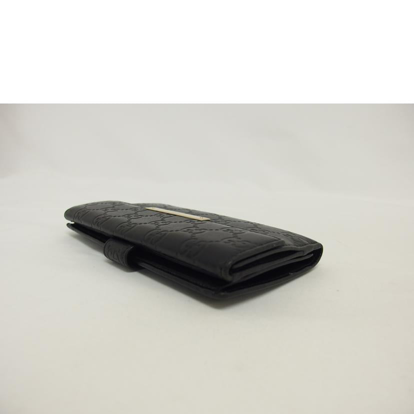 GUCCI グッチ/グッチシマ/Wホック長財布/ブラック/112715//041*/Bランク/04