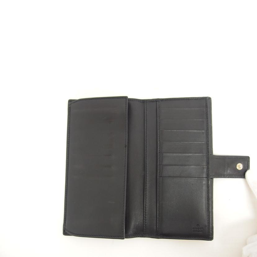 GUCCI グッチ/グッチシマ/Wホック長財布/ブラック/112715//041*/Bランク/04