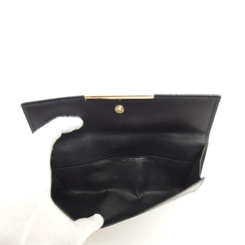 GUCCI グッチ/グッチシマ/Wホック長財布/ブラック/112715//041*/Bランク/04
