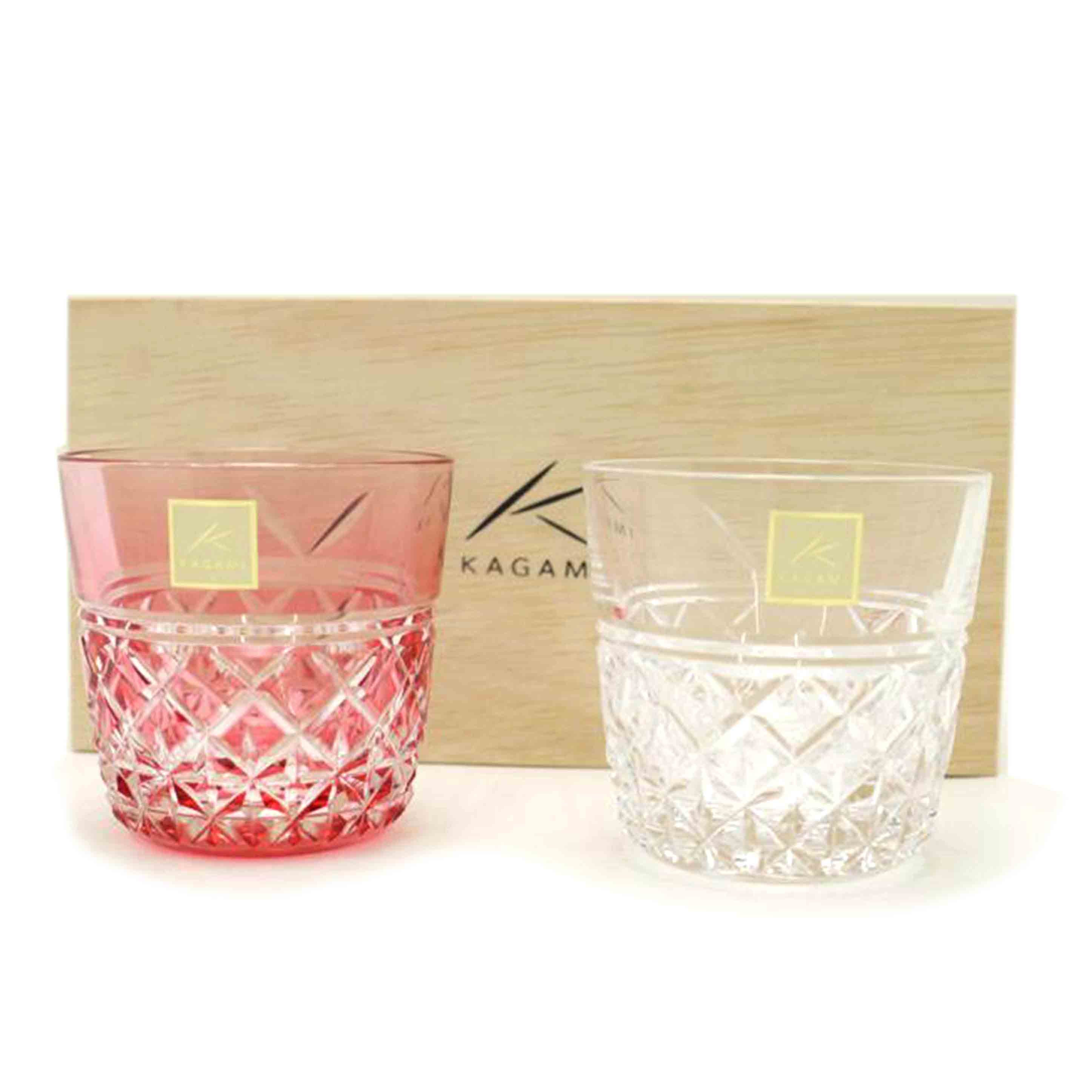 カガミクリスタル/カガミクリスタル 江戸切子 ペアミニグラス//SAランク/69