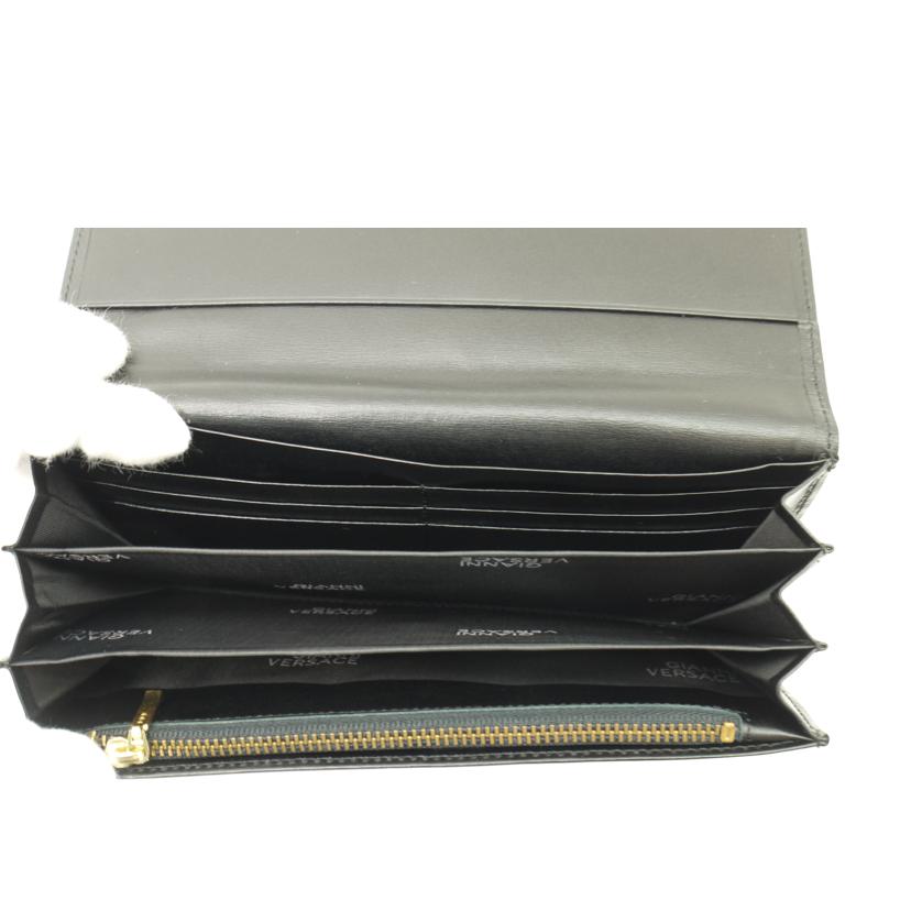 VERSACE ヴェルサーチ/二つ折り長財布/ブラック//Aランク/69