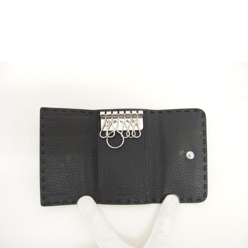 FENDI フェンディ/セレリア/6連レザーキーケース/ブラック/7AP011//228*****/ABランク/04