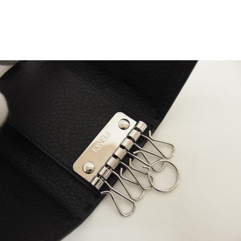 FENDI フェンディ/セレリア/6連レザーキーケース/ブラック/7AP011//228*****/ABランク/04