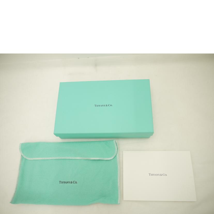 TIFFANY&Co. ティファニー 二つ折り長財布 肩掛け ショルダー付長財布 レディース/レザーチェーンウォレット/ゴールド//ABランク/69