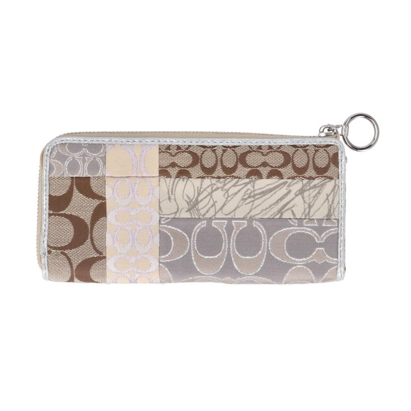 COACH コーチ/シグネチャー/ポピー/L字ファスナー長財布//SAランク/78