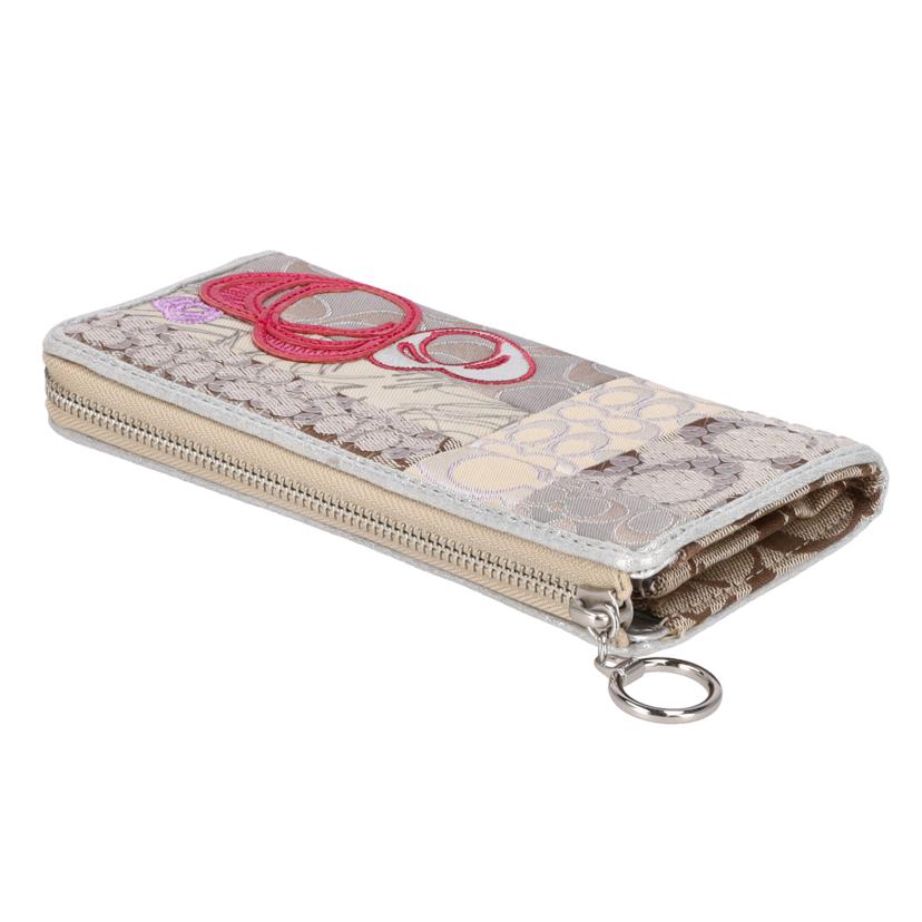 COACH コーチ/シグネチャー/ポピー/L字ファスナー長財布//SAランク/78